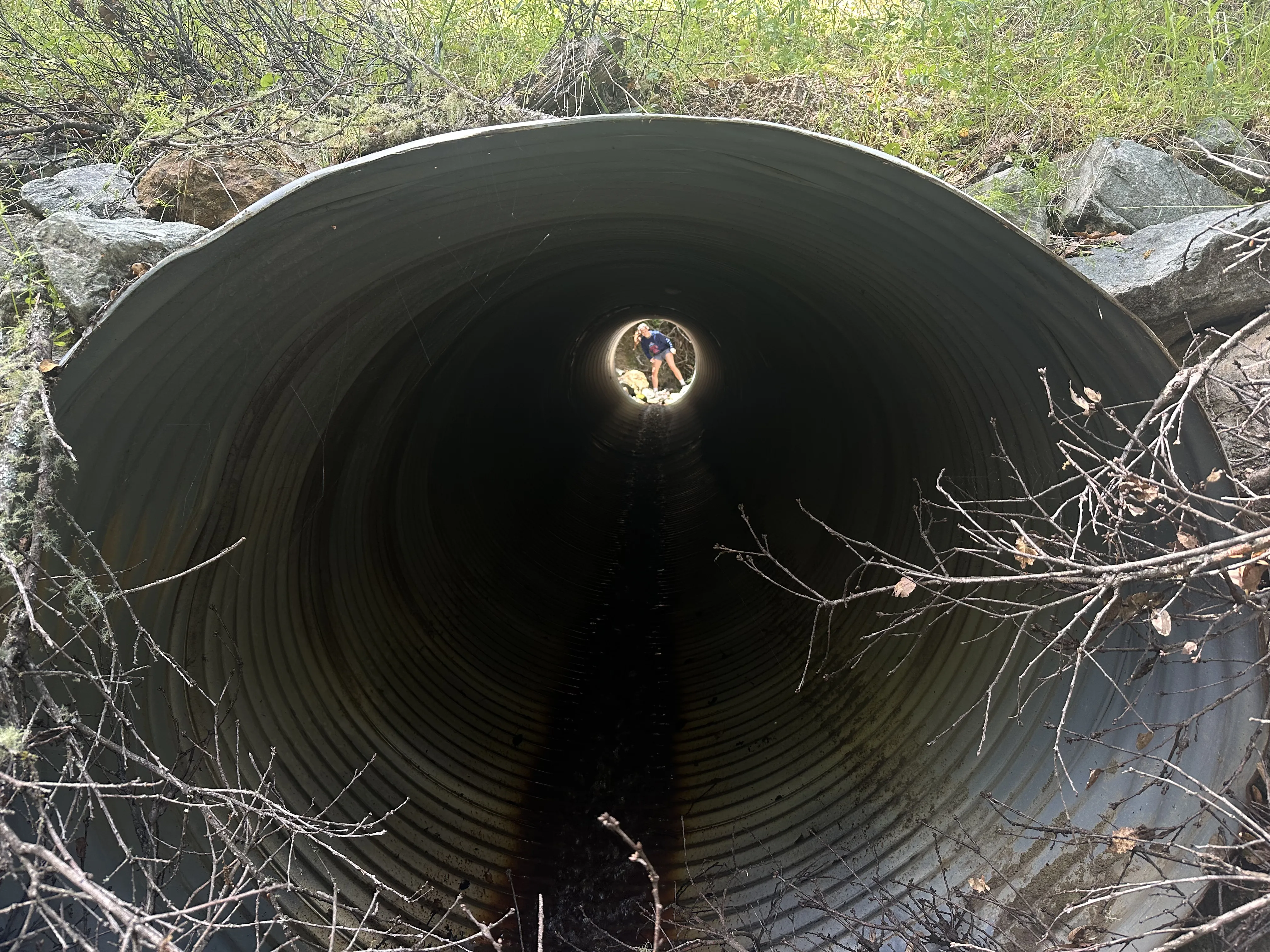 Me through culvert